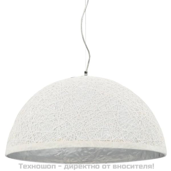 Полилей, бяло и сребристо, Ø50 см, E27