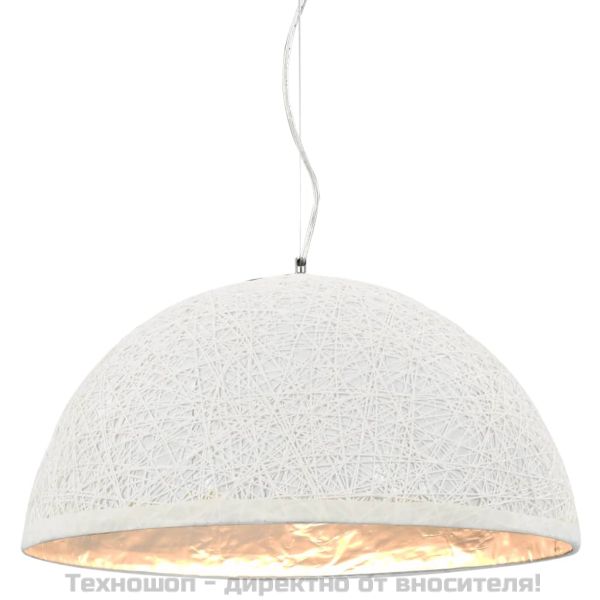 Полилей, бяло и сребристо, Ø50 см, E27