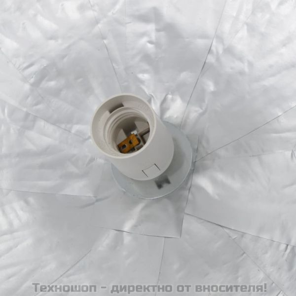 Полилей, бяло и сребристо, Ø50 см, E27