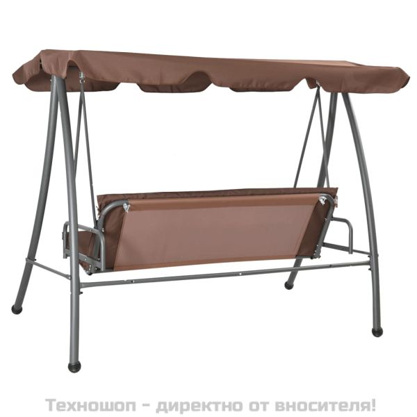 Градинска люлка със сенник, кафе