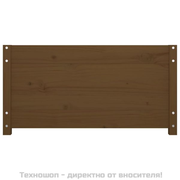 Дневно легло, меденокафяво, 80x200 см, борово дърво масив