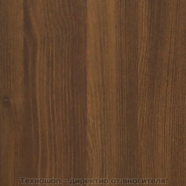 Нощно шкафче, кафяв дъб, 40x35x50 см