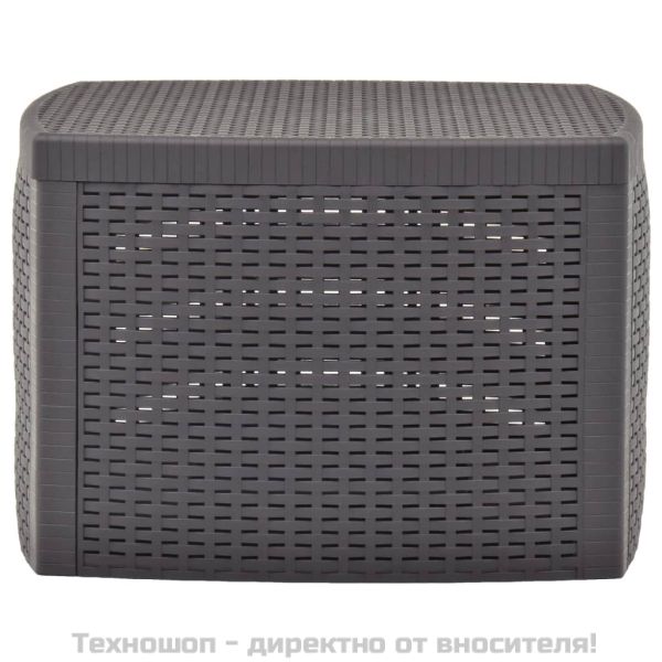 Странична маса, мока, 54x54x36,5 см, пластмаса