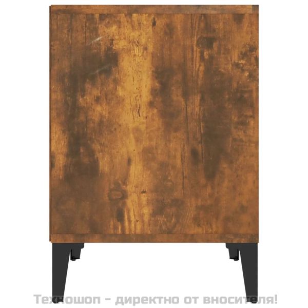 Нощно шкафче, опушен дъб, 40x35x50 см