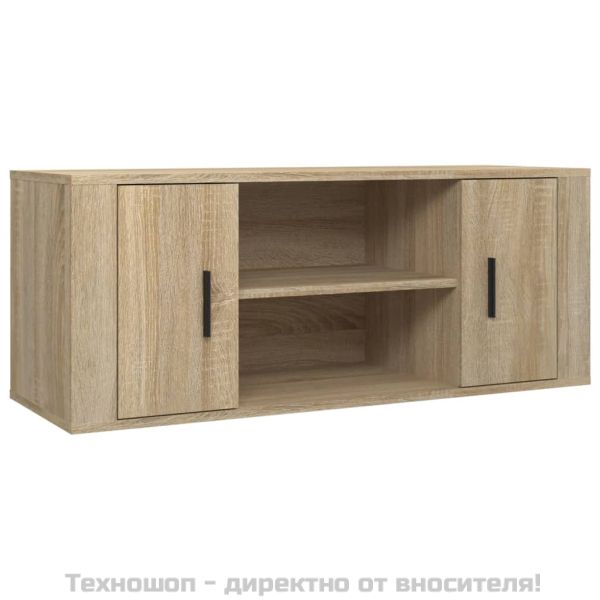ТB шкаф, дъб сонома, 100x35x40 см, инженерно дърво