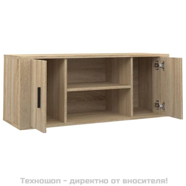 ТB шкаф, дъб сонома, 100x35x40 см, инженерно дърво