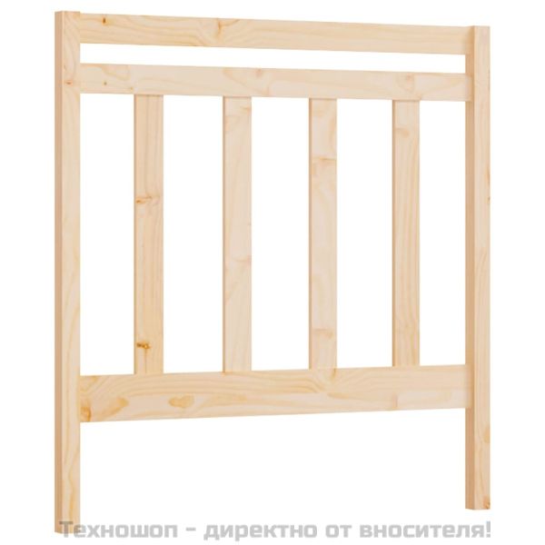 Горна табла за легло, 95x4x100 см, бор масив