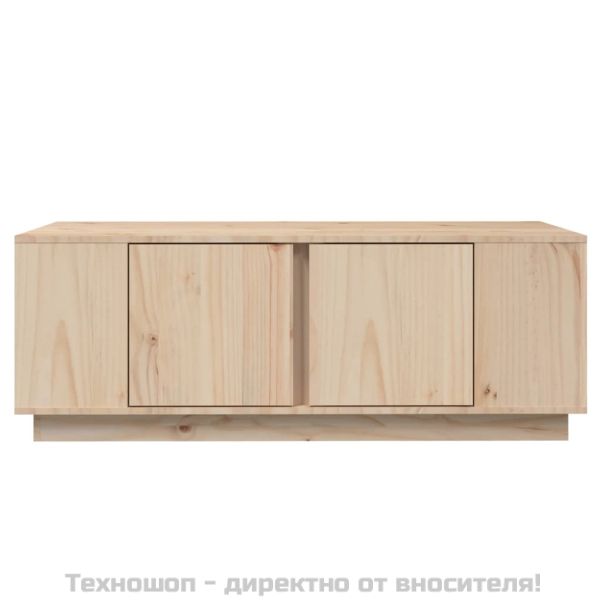 Кафе маса, 110x50x40 см, борово дърво масив