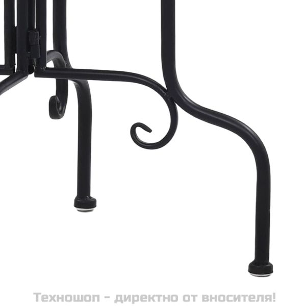 Мозаечна странична маса, синьо-бяла, керамика