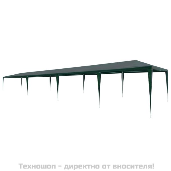 Парти шатра 3x12 м PE зелена