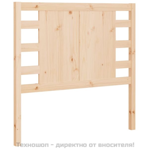 Табла за спалня, 96x4x100 см, бор масив