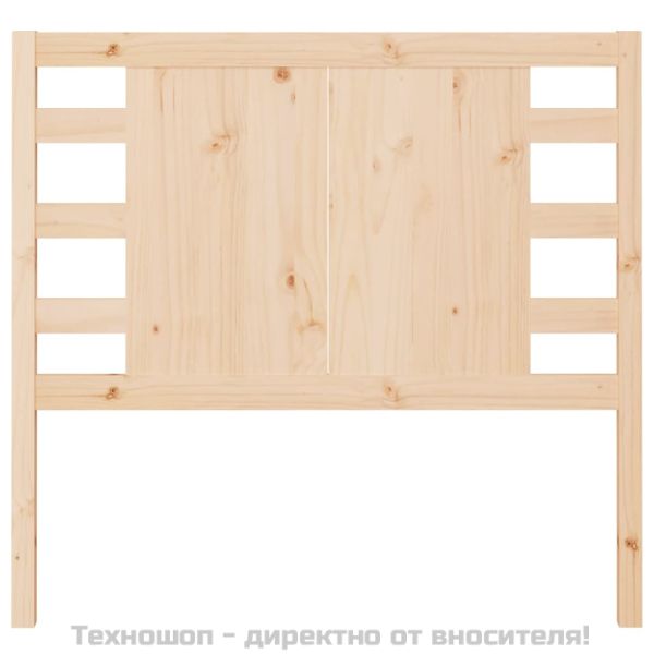 Табла за спалня, 96x4x100 см, бор масив