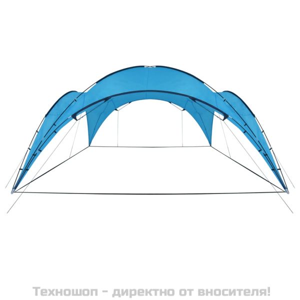 Парти шатра, арковидна, 450x450x265 см, светлосиня
