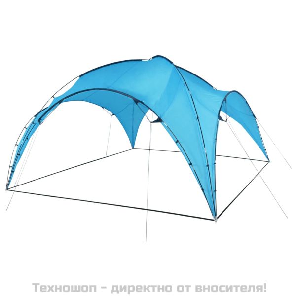 Парти шатра, арковидна, 450x450x265 см, светлосиня