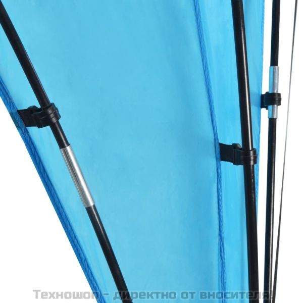 Парти шатра, арковидна, 450x450x265 см, светлосиня