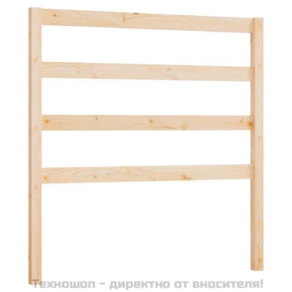Горна табла за легло, 95x4x100 см, бор масив