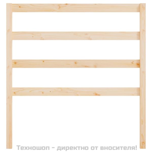 Горна табла за легло, 95x4x100 см, бор масив