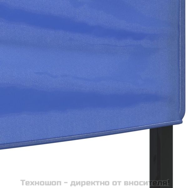 Сгъваема парти палатка, синя, 3x6 м