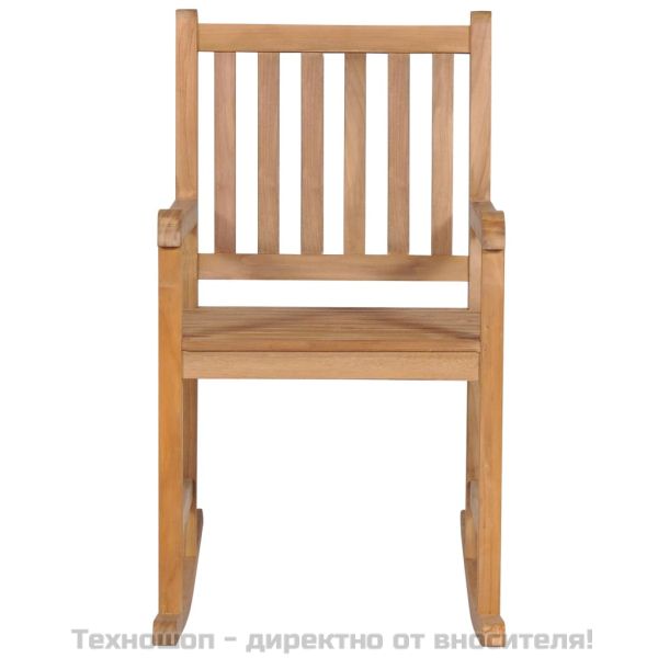 Люлеещ стол, тиково дърво масив