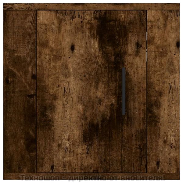 ТВ шкафове със стенен монтаж, 2 бр, опушен дъб, 40x34,5x40 см