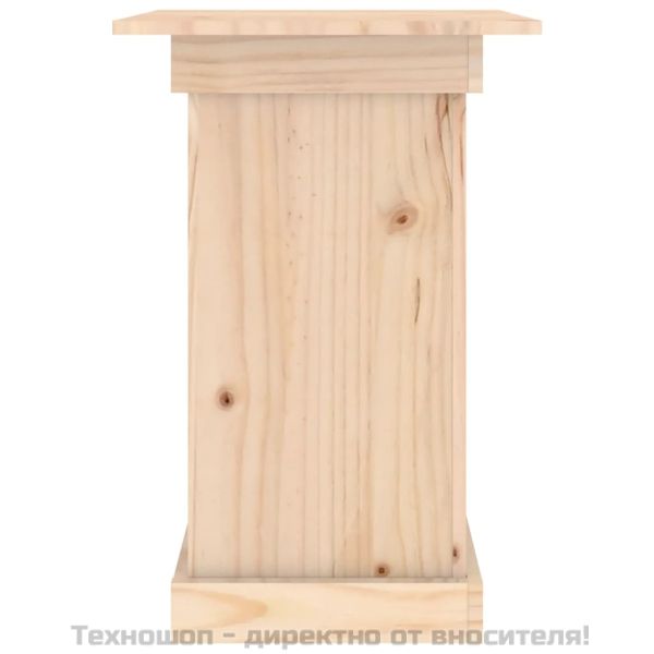 Поставка за цветя, 40x40x60 см, бор масив