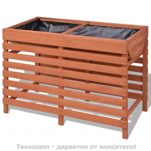 Сандък за цветя, 100x50x71 см, дървен
