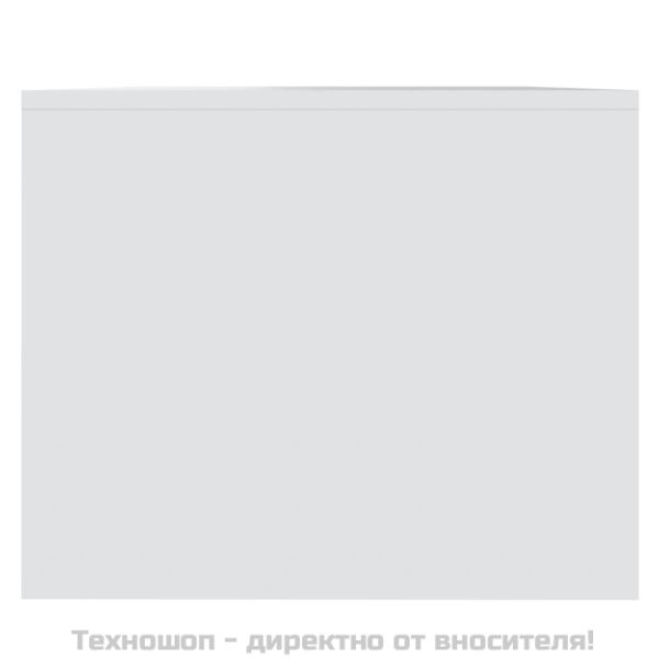 Кафе маса, бяла, 90x50x41,5 см, инженерно дърво