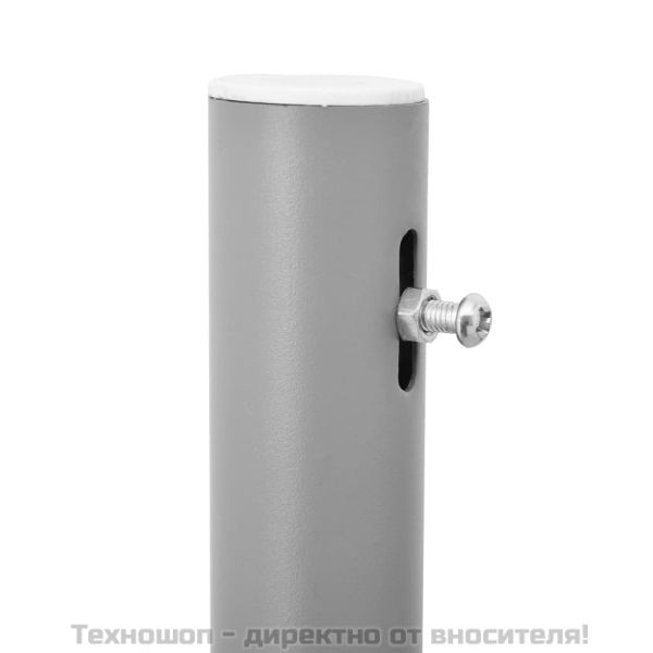 Прибираща се странична тента, кафява, 140x1000 см