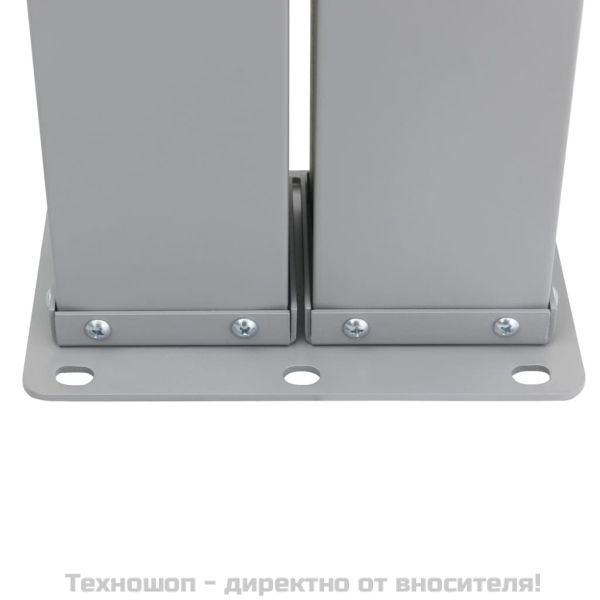 Прибираща се странична тента, червена, 120x600 см
