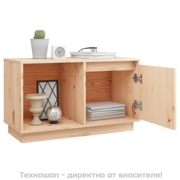 ТВ шкаф, 74x35x44 см, бор масив