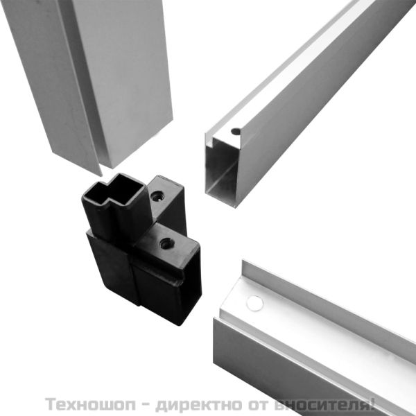 Оранжерия, алуминий, 362x190x195 см, 13,41 м³