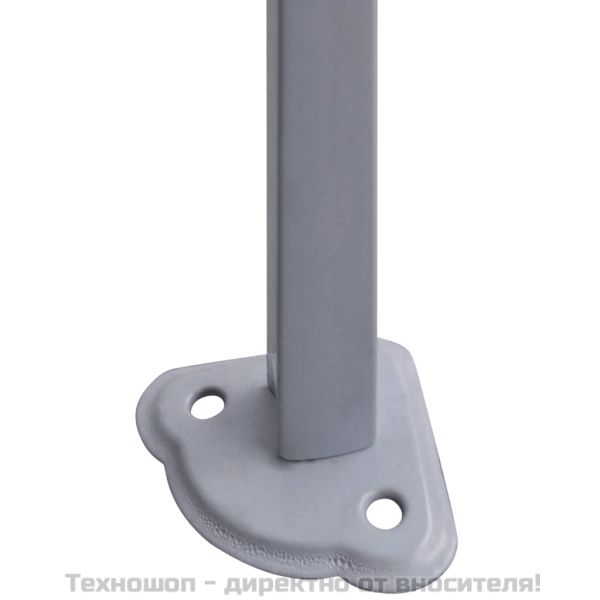 Професионална сгъваема парти шатра, 2x2 м, стомана, кремава