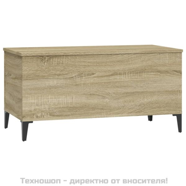 Кафе маса, дъб сонома, 90x44,5x45 см, инженерно дърво