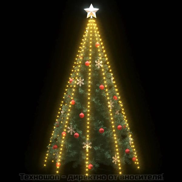 Коледни лампички мрежа с 400 LED 400 см