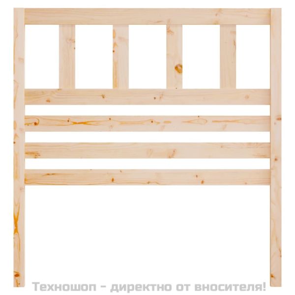 Горна табла за легло, 81x4x100 см, бор масив