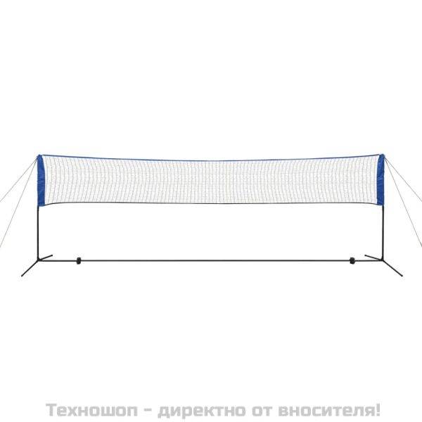VidaXL Бадминтон мрежа с перца, 500x155 cм