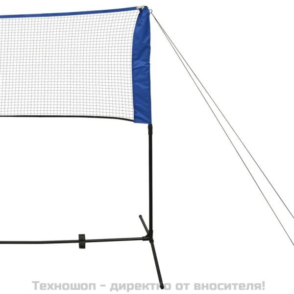 VidaXL Бадминтон мрежа с перца, 500x155 cм