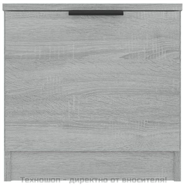 Нощни шкафчета, 2 бр, сив сонома, 40x39x40 см