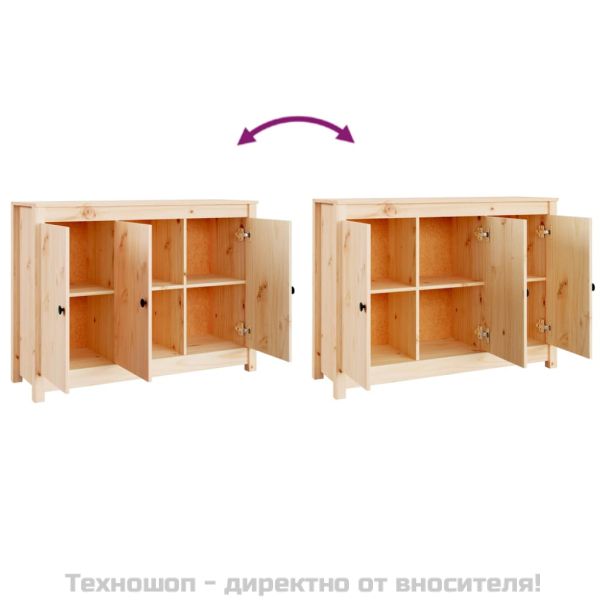 Сайдборд, 100x35x74 см, бор масив