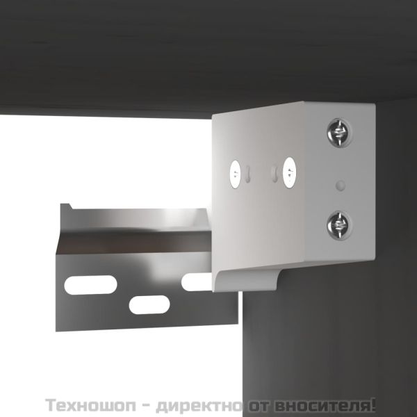 Стенен шкаф, сив, 31,5x30x30 см, борово дърво масив