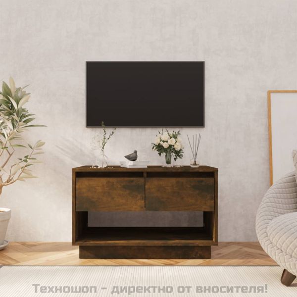 ТB шкаф, опушен дъб, 70x41x44 см, инженерно дърво