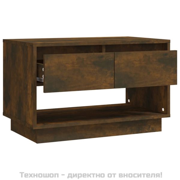 ТB шкаф, опушен дъб, 70x41x44 см, инженерно дърво