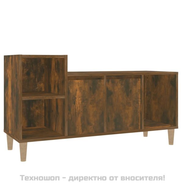 ТB шкаф, опушен дъб, 100x35x55 см, инженерно дърво