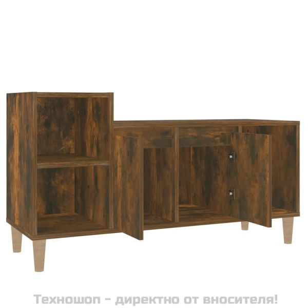 ТB шкаф, опушен дъб, 100x35x55 см, инженерно дърво