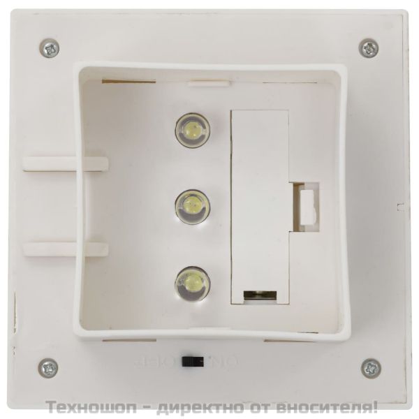 Градински соларни лампи, 6 бр, LED, квадратни, 12 см, бели