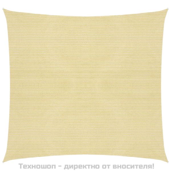 Платно-сенник, HDPE, квадратно, 2x2 м, бежово