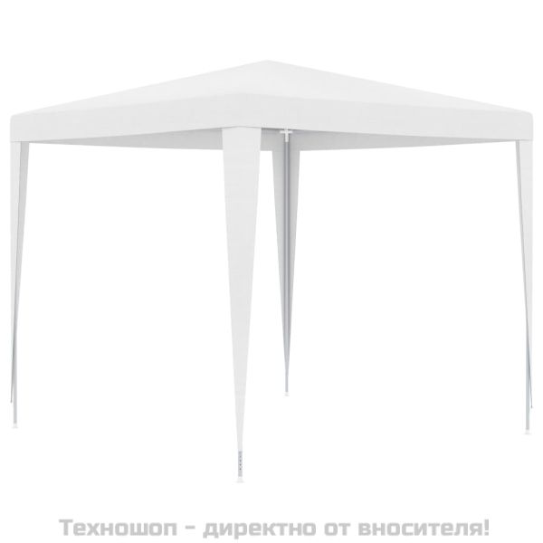 Парти шатра, 2,5x2,5 м, бяла