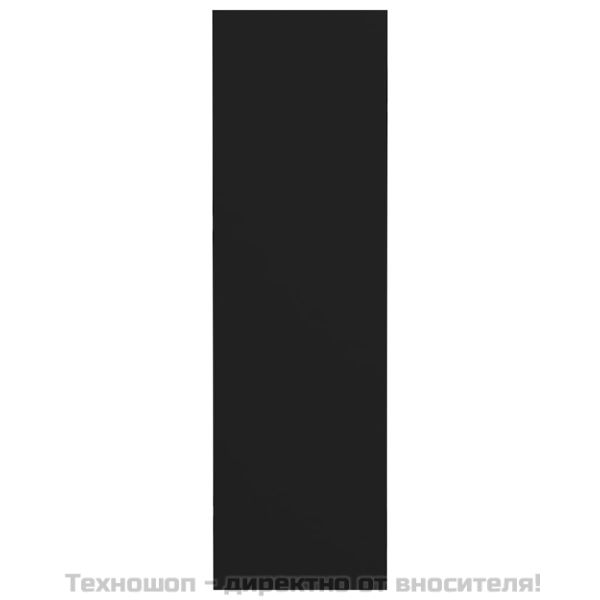 Стенни шкафове за обувки 4 бр черни 60x18x60 см инженерно дърво