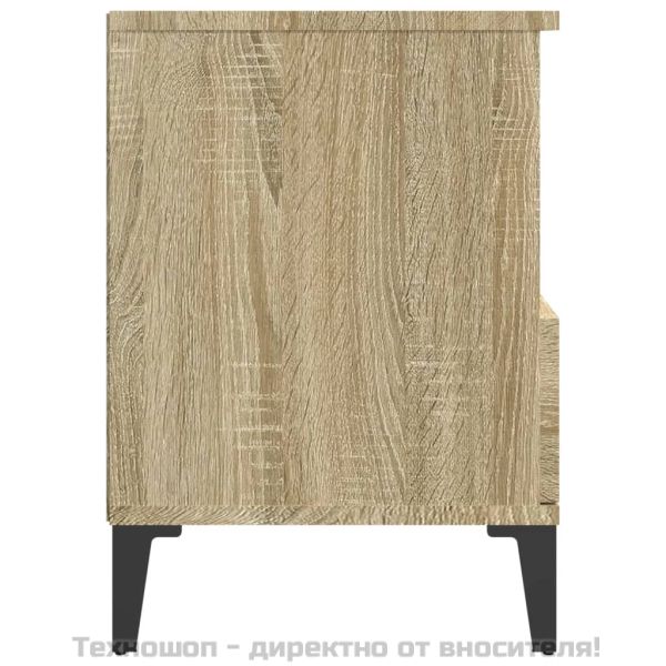 Нощно шкафче, сонома дъб, 40x35x50 см