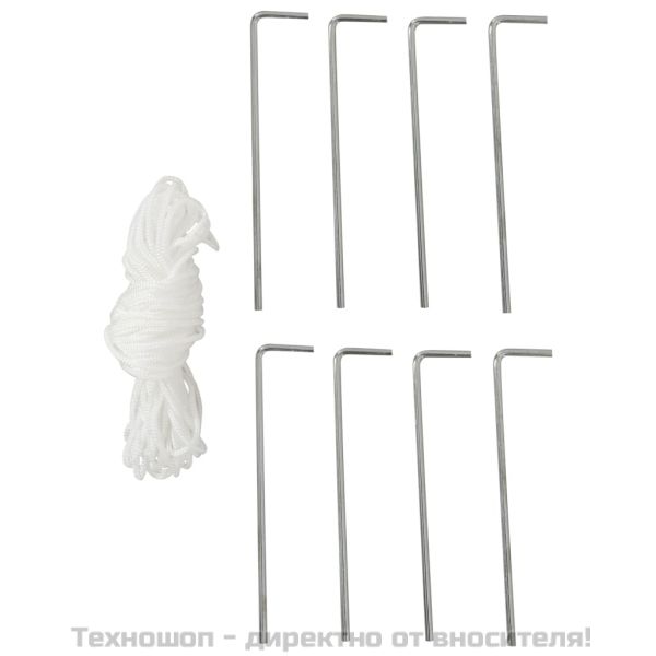 Парти шатра с 4 мрежести стени, 4х3 м